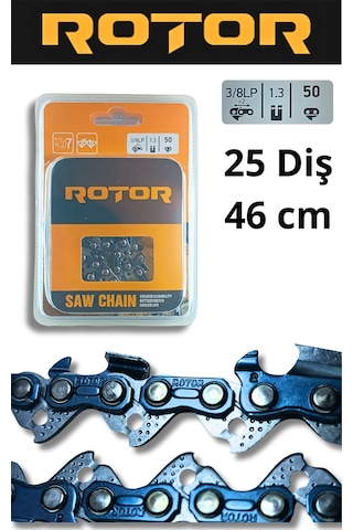Rotor 3/8 1.3 T52 25 Diş Motorlu Testere Zinciri