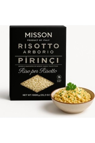 Rısotto Paketi / Misson Risotto Pirinci-elle Esse Trüf Ezmesi-acetum Beyaz Üzüm Sirkesi