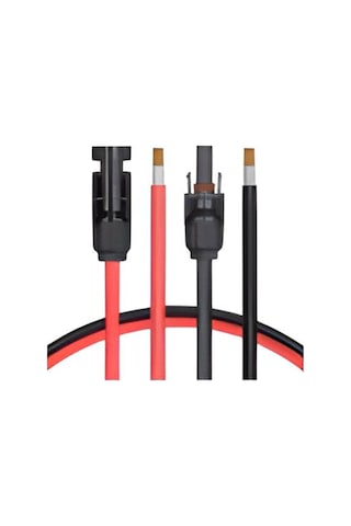 Mc4 Soketli 15m+15m Toplam 30 M 6mm Solar Panel Kablosu