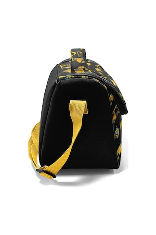 Coral High Kids Siyah Sarı Iş Makinesi Desenli Thermo Beslenme Çantası 11813