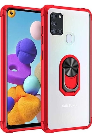 Galaxy A21s Kılıf Zore Mola Kapak Kırmızı