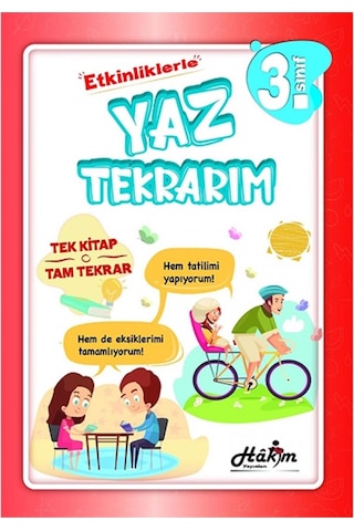 3. Sınıf Yaz Tatil Kitabı Yaz Tekrarım 3. Sınıf Yaz Tatil Kitabı Yaz Tekrarım