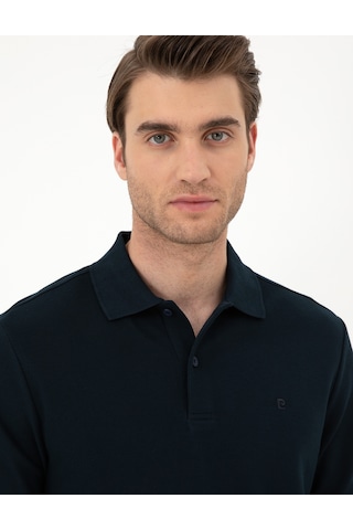 Pierre Cardin 50294438-vr033 Slim Fit Basic Erkek Sweatshirt Lacivert