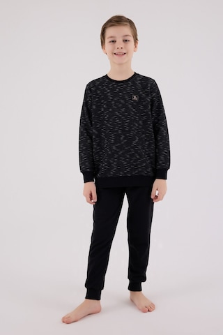 Arnetta Erkek Çocuk Siyah Pijama Takımı Ar3504-c-v1