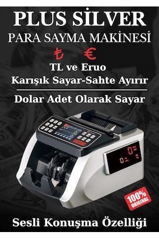 Plus Silver Para Sayma Makinesi