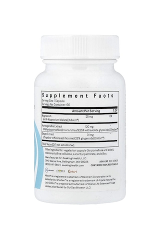 Seeking Health, As-hw-aga-ndha, 60 Capsules