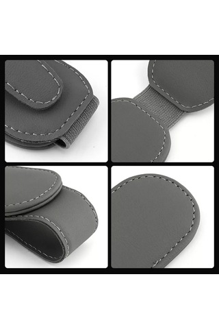 Niandahoome Araç İçin Güneşlik Kıskağı Mengeneli Gözlük Askısı 176042721 Gri