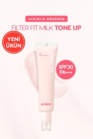 Peripera Filter Fit Milk Tone Up SPF30 001 Snow Peach