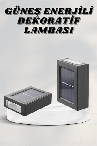 Mey İthalat Bahçe Aydınlatması Solar Güneş Enerjili Dekoratik Led Işıklı Lamba
