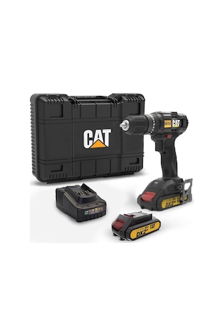 Cat DX155.1 18V / 2.0AH Li-ion Çift Akülü Profesyonel Şarjlı Darbeli Matkap