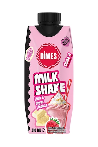 Dimes Milk Shake 310 Ml 8 Li Karma Set - Çikolata - Antep Fıstığı - Kola - Çilek