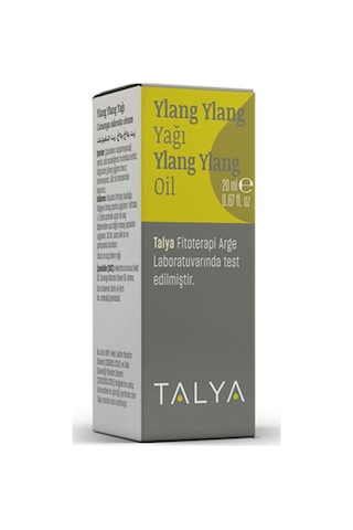 Talya Soğuk Sıkım %100 Saf ve Doğal Ylang Ylang Yağı 20 ML