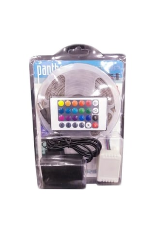 Panther Rgb Kumandalı Trafolu Şerit Led 5 Metre çok Renkli