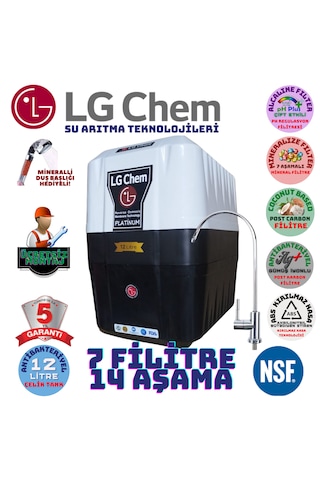 Lg Chem Platınum Montaj Dahil 12 Lt 7 Flt 14 Aşm Su Arıtma Ciha
