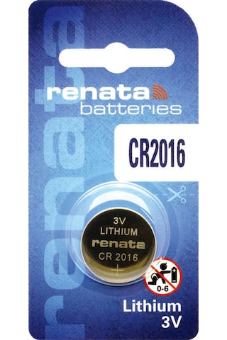 Renata Cr2016 3 V. Lithium Cihaz Pili