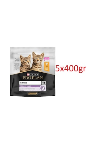 Pro Plan Junior Tavuklu Yavru Kedi Maması 5x400 Gr
