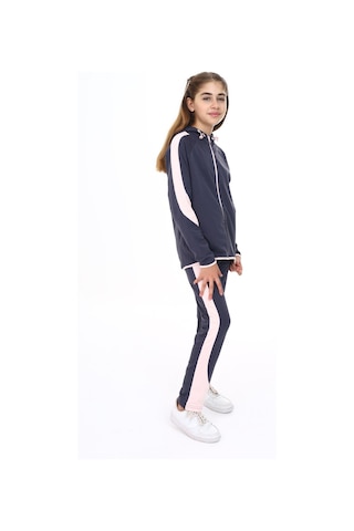 Toontoy Kız Çocuk Baskılı Eşofman Takım Füme