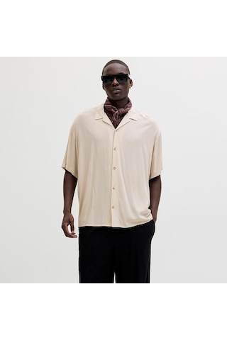 Jack&jones Jeff Resort Solid Erkek Bej Gömlek