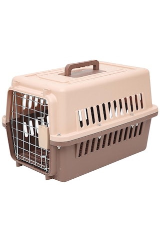 Homyl Sert Taraflı Seyahat Taşıyıcı Kahverengi-beden-s