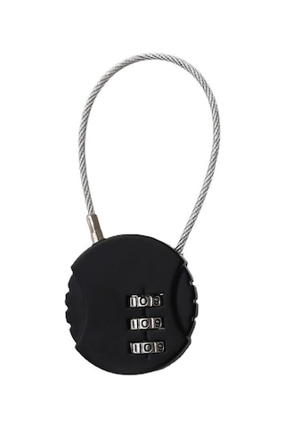 40 MM 3 Haneli Sıfırlanabilir 13 cm Dolap Bagaj Çanta Kilidi Asma Kilit cin539sy