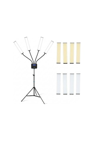 Ringo 4 Kollu Esnek Sedye Işığı 110 Watt - Ekranlı
