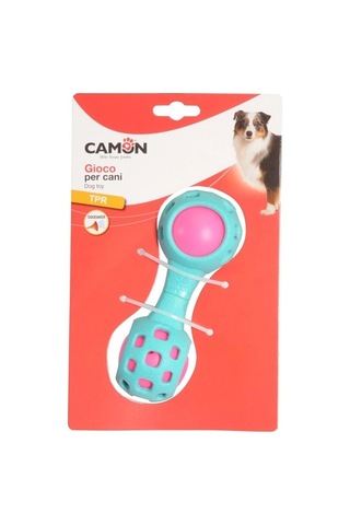 Camon Tpr Bilyalı Ve Gıcırtılı Kemik Şeklinde Eğlenceli Köpek Oyuncağı 16 Cm