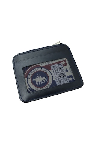 U.S. Polo Assn. Plcuz 7658 U.S.Polo Assn.Hakiki Deri Erkek Kartlık-Lacivert