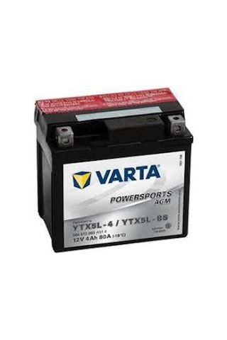 Varta Ytx5L-Bs Agm Motosiklet Aküsü 504 012