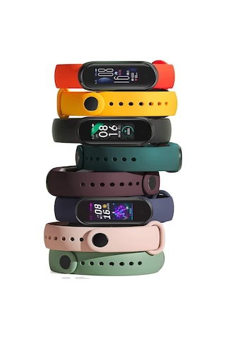 Lexroo Xiaomi Mi Band 7 İle Uyumlu Saat Kayışı Ent Kaliteli Xiaom