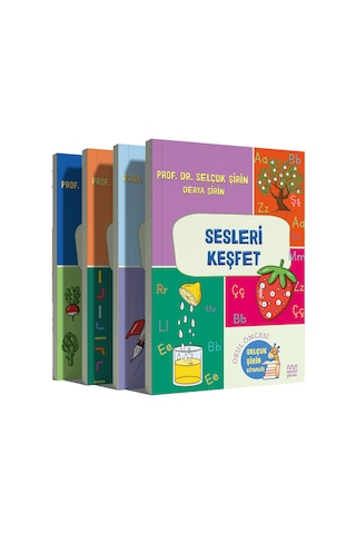 Prof. Dr. Selçuk Şirin Okul Öncesi Kitaplığı Keşfet Serisi (4 Kitap)