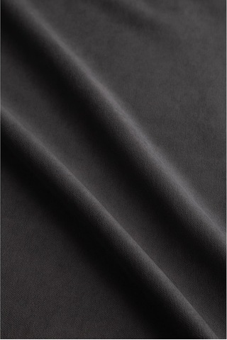 Lexroo Fabric Design Kadife Dokulu Modern Antrasit Runner