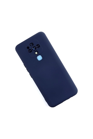Cosmotex Newface Tecno Camon 16 Kılıf Nano İçi Kadife Silikon - Lacivert