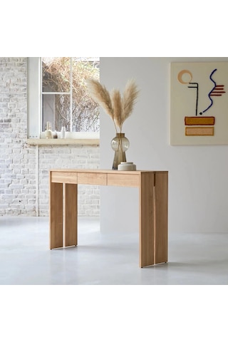 Natural Basic Model Masif Ahşap Dresuar Ceviz