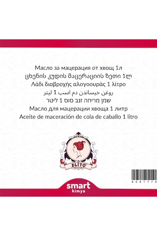 Elito Kırkkilit Otu Maserasyon Yağı Equisetum Arvense 1 L