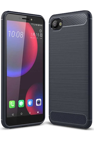 Htc Desire 12 Kılıf Zore Room Silikon Kapak Gri