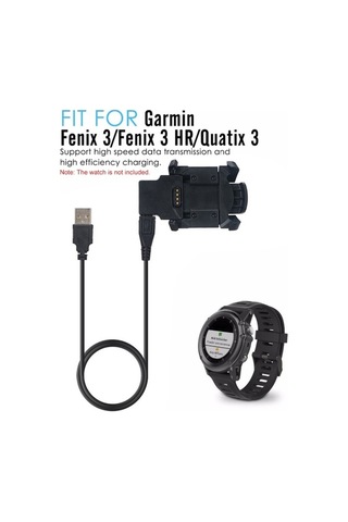 Flybuy Garmin Fenix 3 İçin Akıllı Şarj Yuvası Fenix 3 Hr Quatix 3 Usb Arayüzlü 1 Metre Senkronizasyon Kablosu