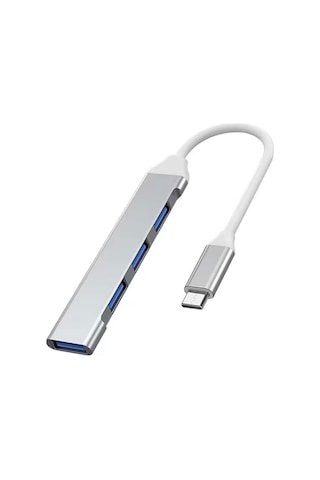 Type-c Usb Çoklayıcı Hub 1x Usb 3.0 + 3x Usb 2.0 Yüksek Hızlı Dönüştürücü Adaptö