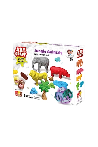 03997 Art Craft Orman Hayvanları Hamur Set 168 Gr -fentoys Çok Renkli