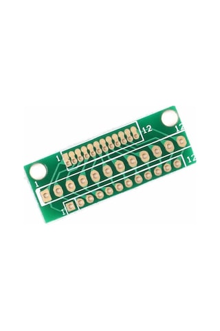 12 Pin 1.27mm 2mm 2.54mm Çeviri Dönüştürücü Adaptör Pcb Kart Kablosuz Modül Jtag Lcd