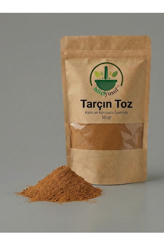 İxirciyusuf Tarçın Tozu Öğütülmüş Tarçın Cinnamon Powder Ground Cinnamon Doğal Baharat 50 G