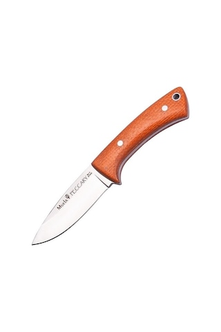 Muela Peccary Kanvas Micarta Sap 7cm Turuncu Kamp Bıçak Çok Renkli