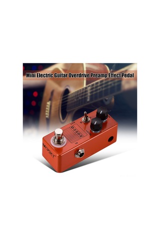 Ruicoo Gitar Overdrive Preamp Pedalı - 2 Model D/m Seçeneği, Gain Ve Level Kontrolleri, True Bypass, Tam Metal Kasa