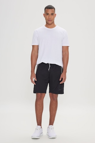 Ac&Co / Altınyıldız Classics Erkek Sıyah Standart Fit Normal Kesim Rahat Örme Şort Siyah