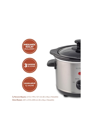 Kumtel HSC-01 1.5 L Çok Amaçlı Pişirici