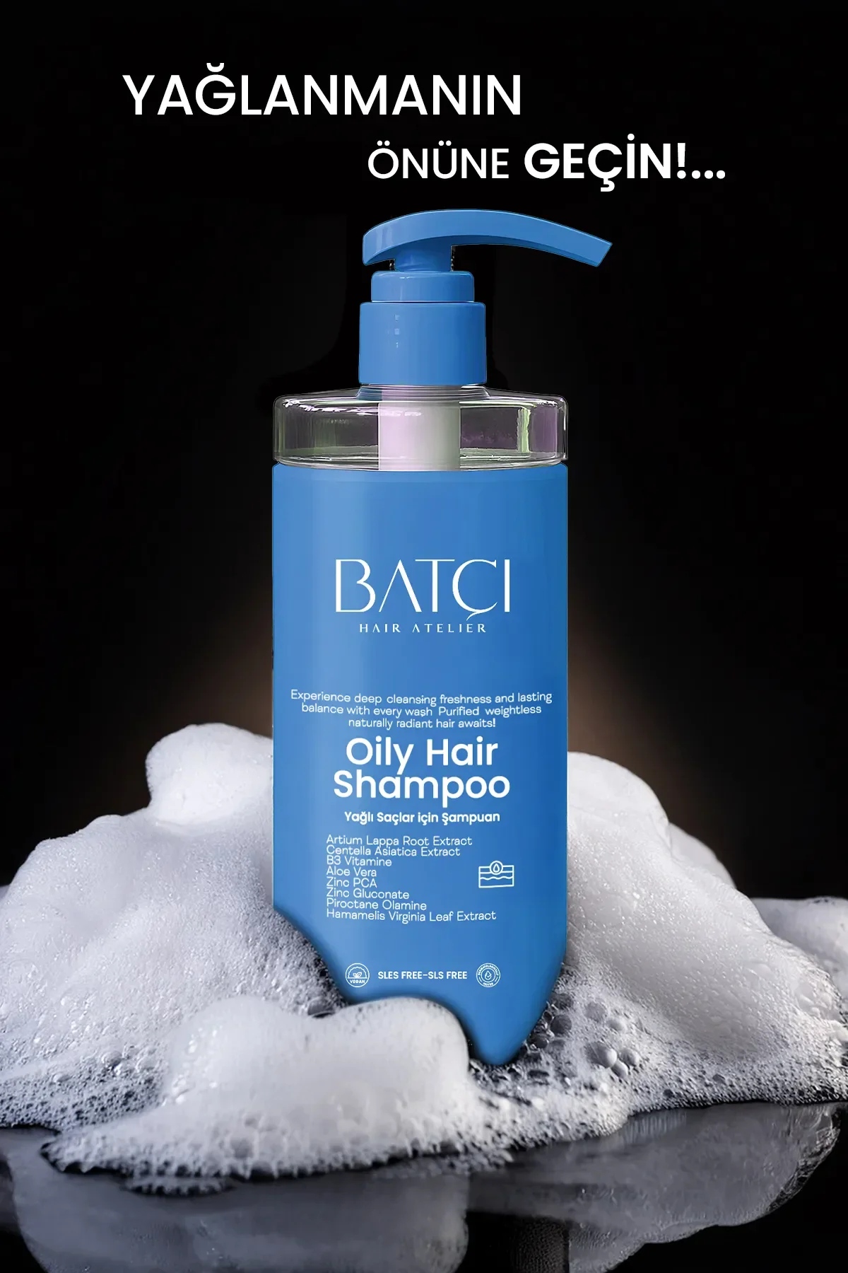 Yağlı Saç Derisi Ve Yağlı Saçlara Özel Yağlanma Karşıtı Saç Bakım Şampuan 500 Ml Tüm Saçlar