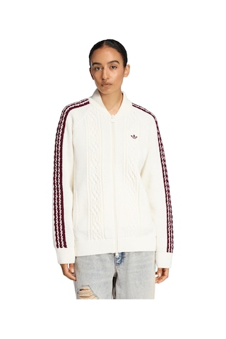 Ks7804-k Adidas Archıve Knıt Tt Kadın Ceket Beyaz Ks7804-k Beyaz