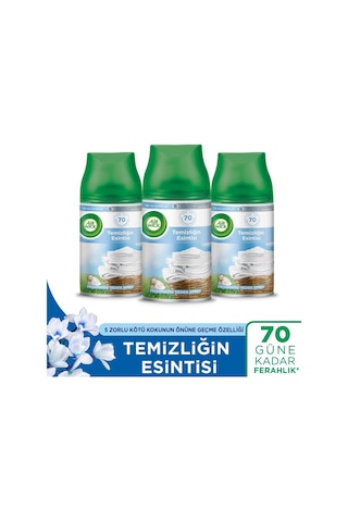 Oda Kokusu Freshmatic Makine Yedek Spreyi Temizliğin Esintisi 3x250ml