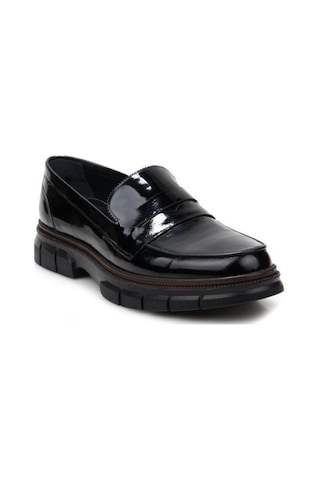 Pisagor Ps-3117 Hakiki Deri Erkek Loafer Ayakkabı Siyah