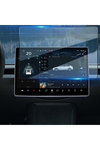 Tesla Y Juniper 2025 Uyumlu Multimedya 9h Nano Ekran Koruyucu