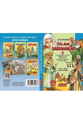 İslam Kahramanları 2 Çizgi Roman 5 Kitap Set / Murat Sevinç